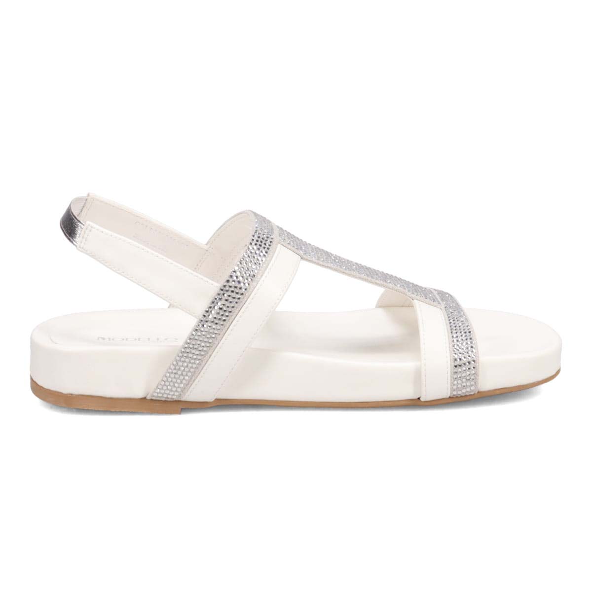 モデロ MODELLO フットベッドミッドソールサンダル　DML8808 WHITE M（23～23.5）