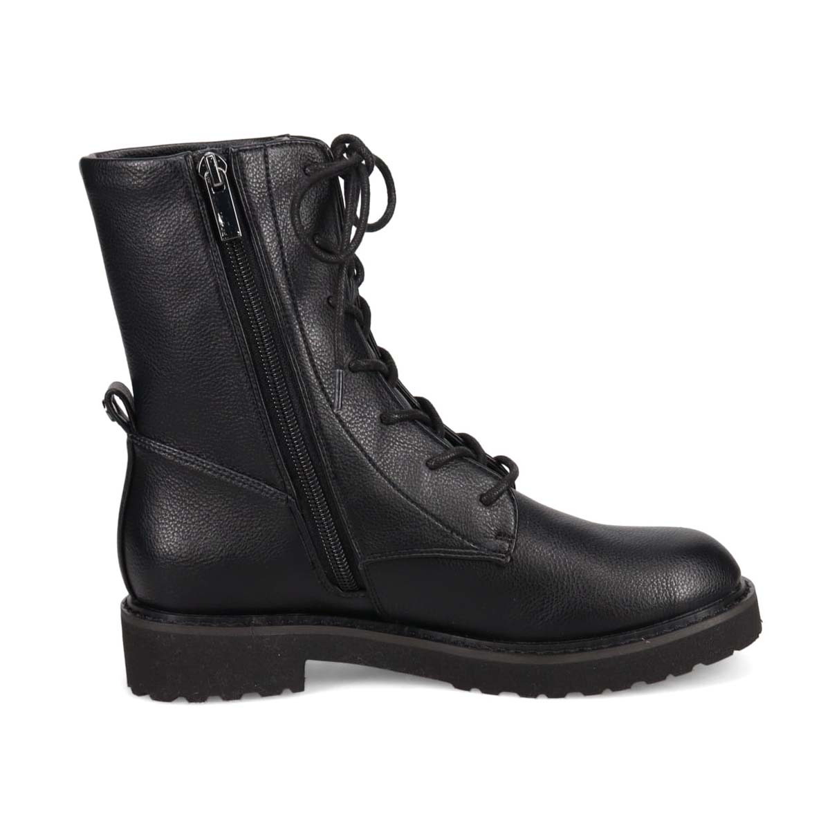 【撥水仕様】モデロ MODELLO 3.5cmヒール カジュアルレースアップショートブーツ  DML8818 BLACK 23.0