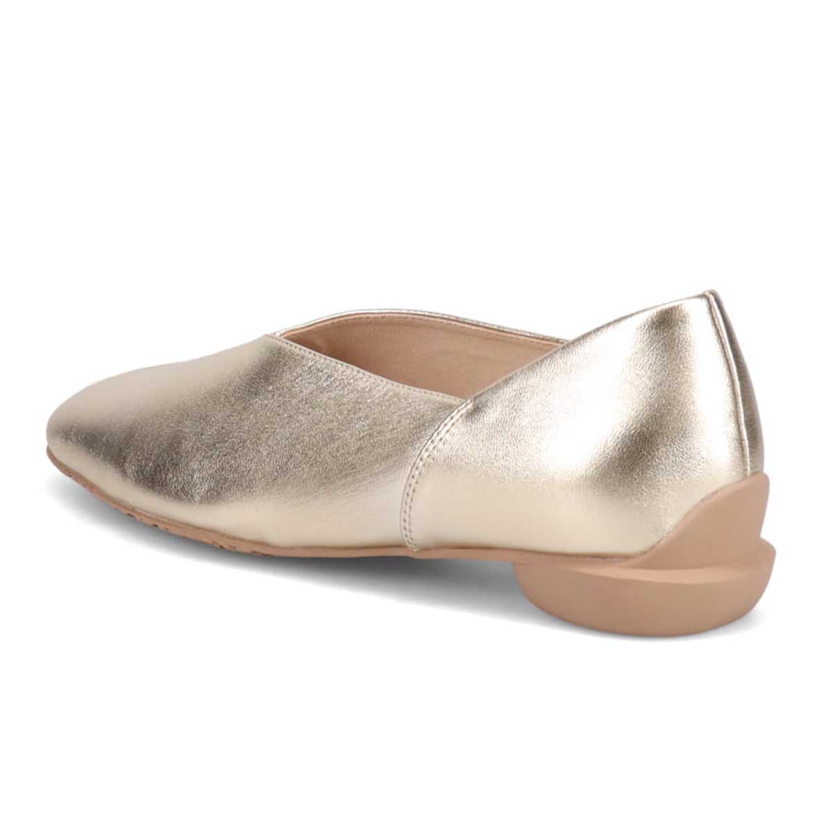 モデロ MODELLO 「リカバリーインソール」搭載で指圧効果により血行を115％促進。Recoveryスクエアパンプス　DML8827R GOLD 23.0