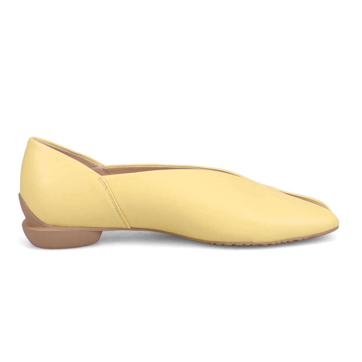 モデロ MODELLO 「リカバリーインソール」搭載で指圧効果により血行を115％促進。Recoveryオープンパンプス　DML8828R YELLOW 23.0