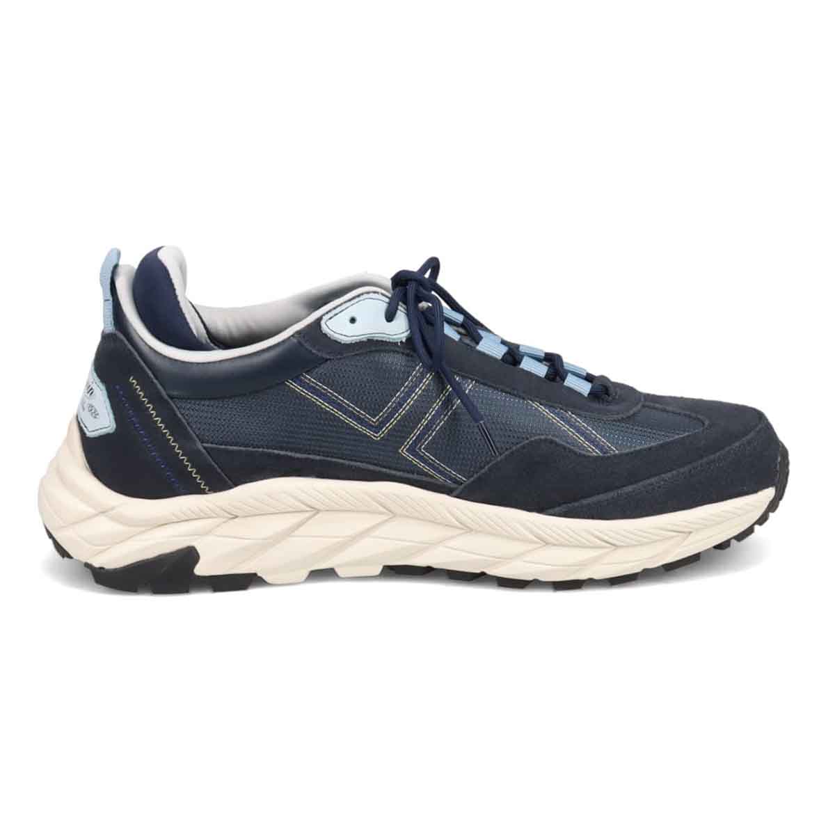 ランバンオンブルー LANVIN en Bleu 「Recovery Shiatsu Insole」搭載で指圧効果により血行をよくする。100周年記念モデルのアーバンエッジスニーカー EB3035XR NAVY 25.0