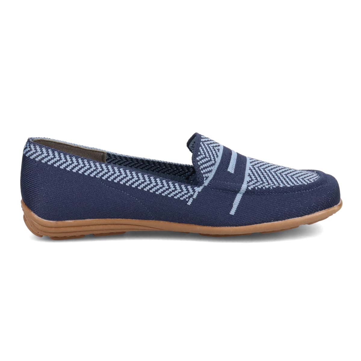 エル スポーツ ELLESPORT ニットドライビングシューズ　ESP14506 NAVY M　(23.0～23.5)