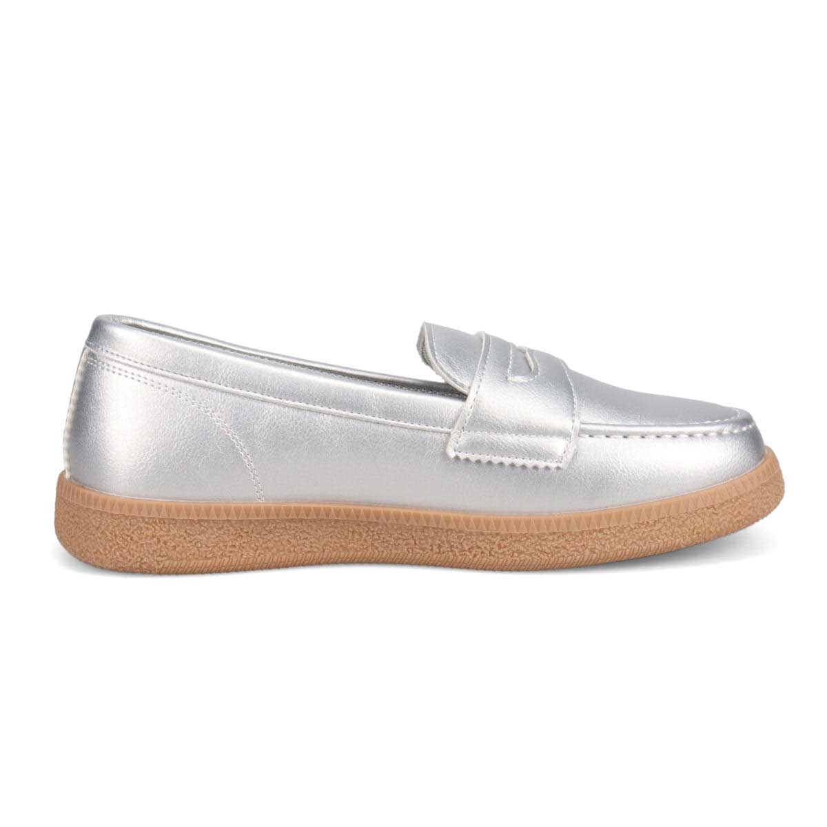 エル スポーツ ELLESPORT　オンオフ兼用！歩きやすさを追求したローファースニーカー　ESP14509 SILVER 23.0