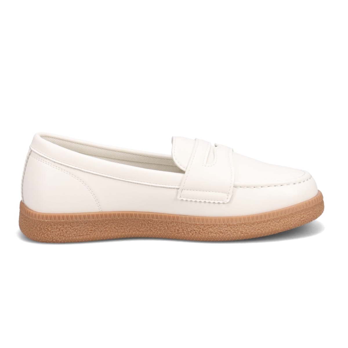 エル スポーツ ELLESPORT　オンオフ兼用！歩きやすさを追求したローファースニーカー　ESP14509 WHITE 23.0