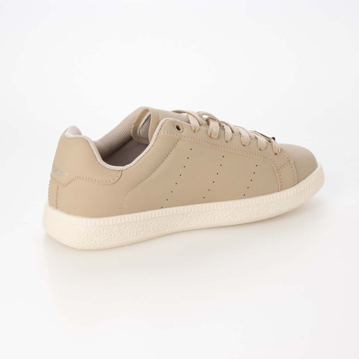 【ユニセックス】エル スポーツ ELLESPORT 2.5cmヒールのローテクコートスニーカー ESP14510 BEIGE 23.0