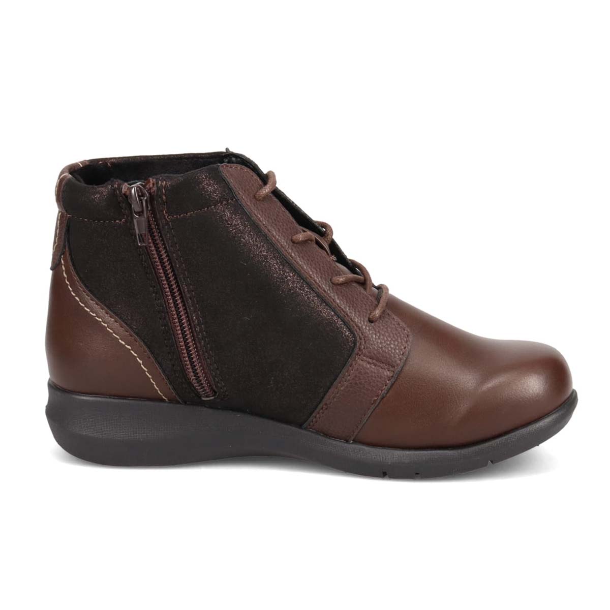 【撥水仕様】シティ ゴルフ City Golf 軽量カジュアルショートブーツ　GFL1526 D-BROWN 23.0