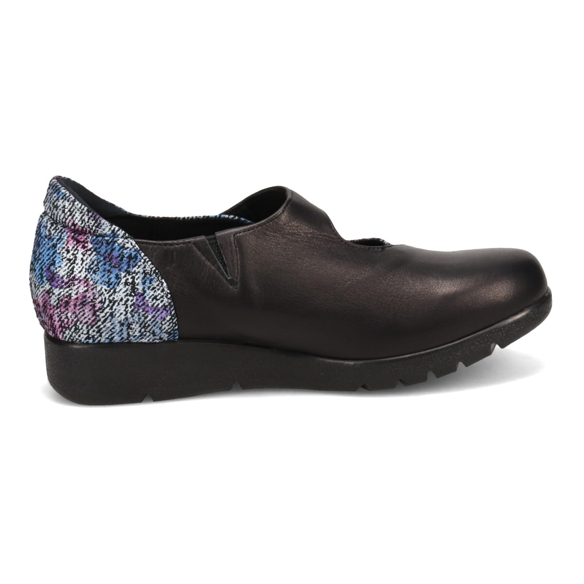 シティゴルフ Ｃｉｔｙ　Ｇｏｌｆ フラワープリントが華やかなワンストラップ カジュアルシューズ　GFL5297 BLACK/C 23.0