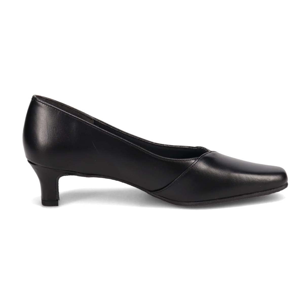 HIROKO KOSHINO Ｖカットラインが綺麗なデザインパンプス　HKL5149 BLACK 23.0