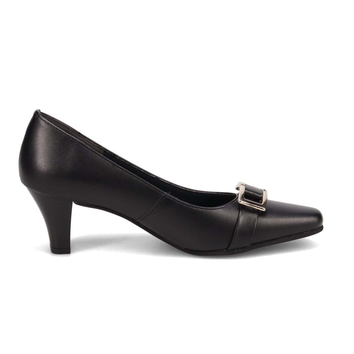 HIROKO KOSHINO バックルデザインのきれい目パンプス　HKL5155 BLACK 23.0