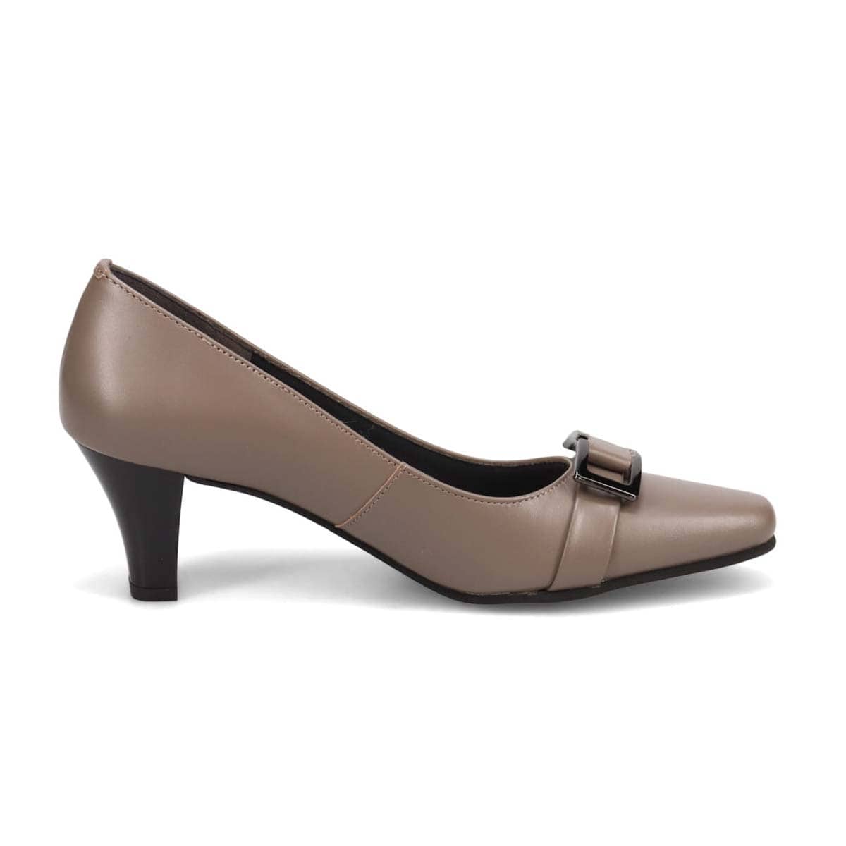 HIROKO KOSHINO バックルデザインのきれい目パンプス　HKL5155 D-OAK 23.0