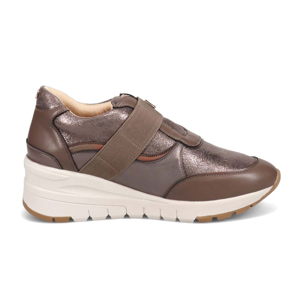 HIROKO KOSHINO ウェッジソールスニーカー　HKL6203 OAK/C 23.0
