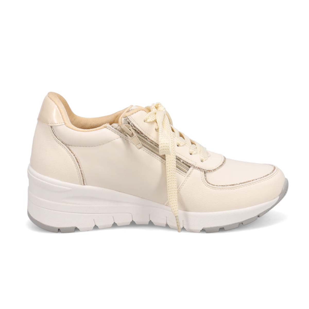 HIROKO KOSHINO スタイルアップスニーカー　HKL6211 IVORY 23