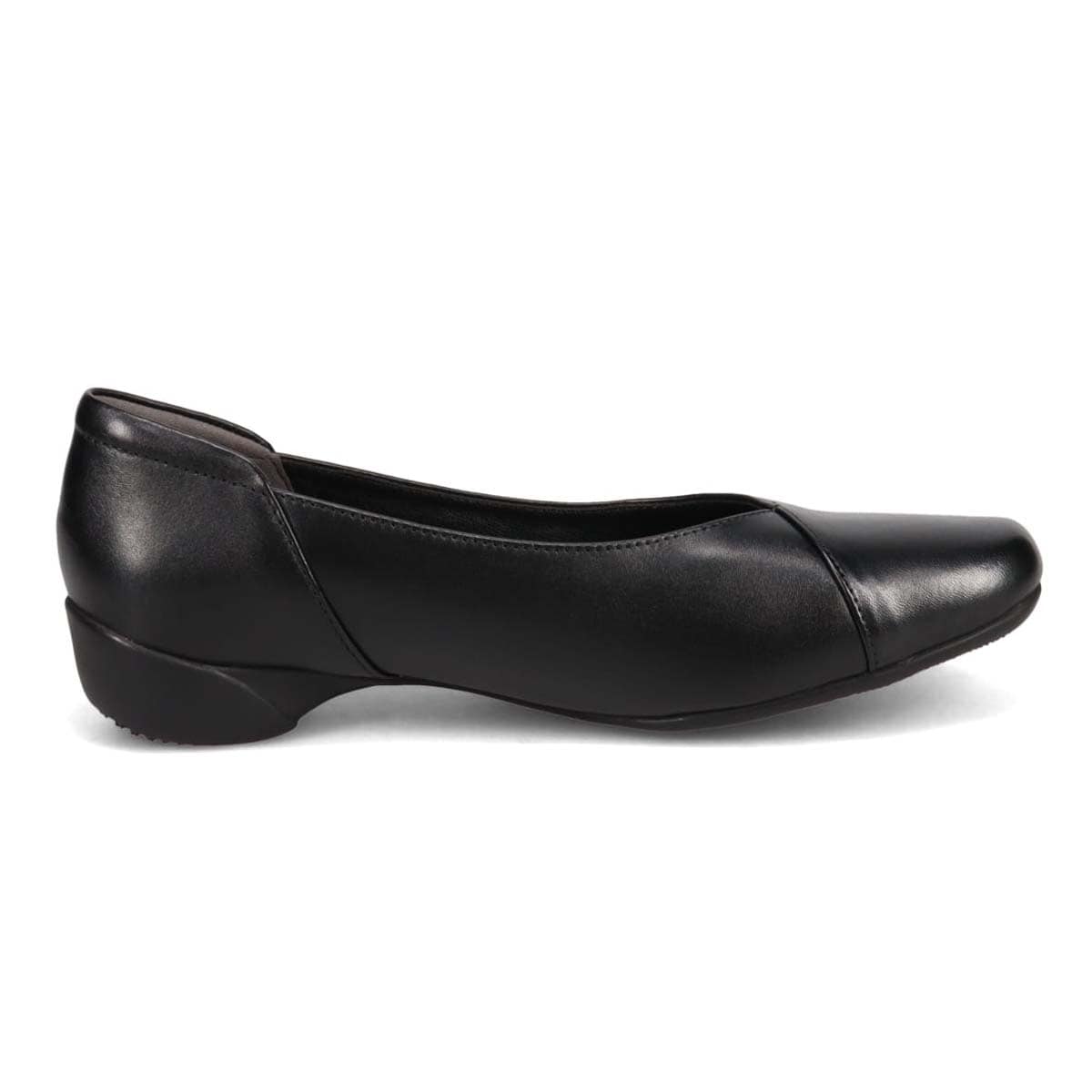 HIROKO KOSHINO 斜めVカットカジュアルパンプス HKL7511 BLACK 23.0