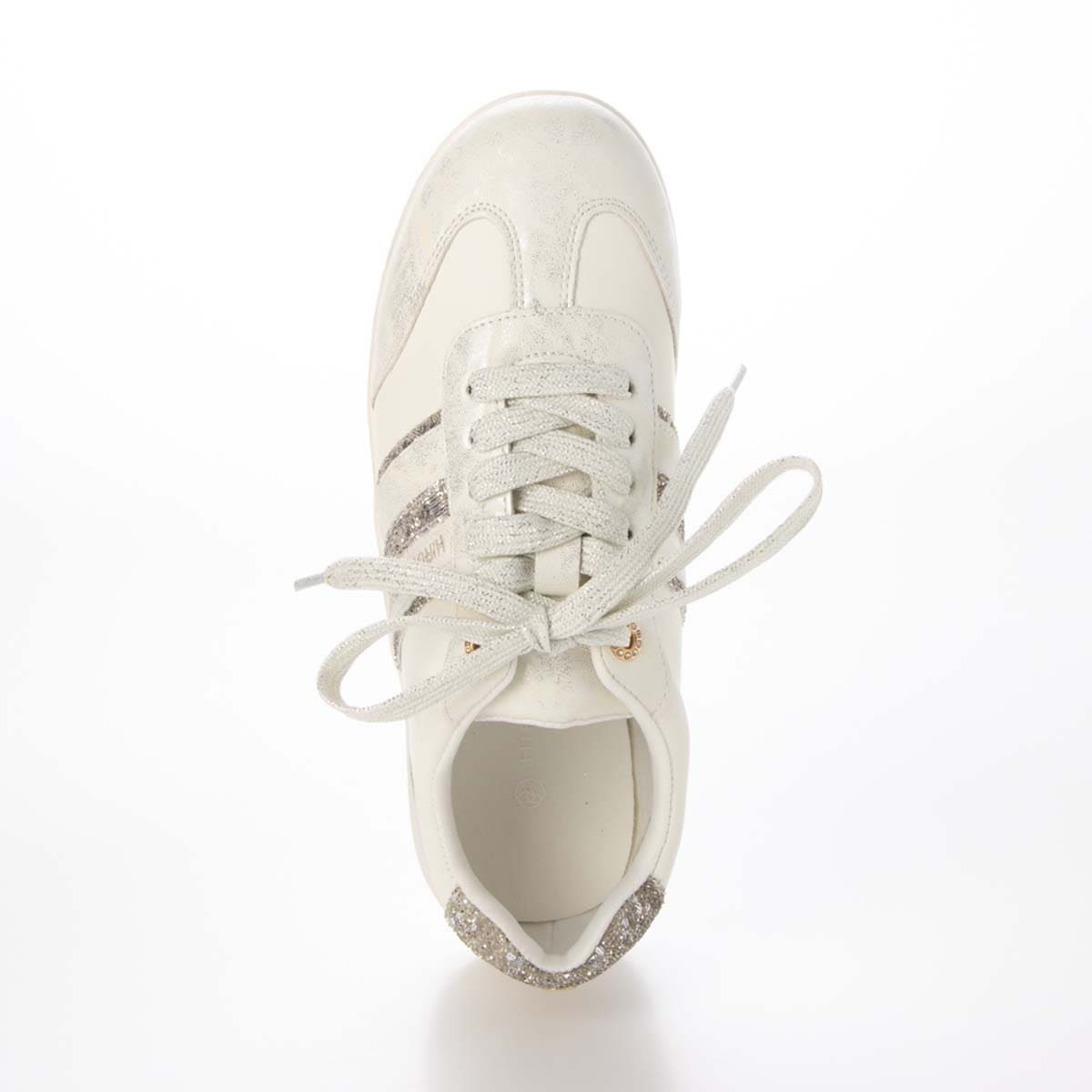 HIROKO KOSHINO レースアップスニーカー　HKL9000 WHITE 23.0
