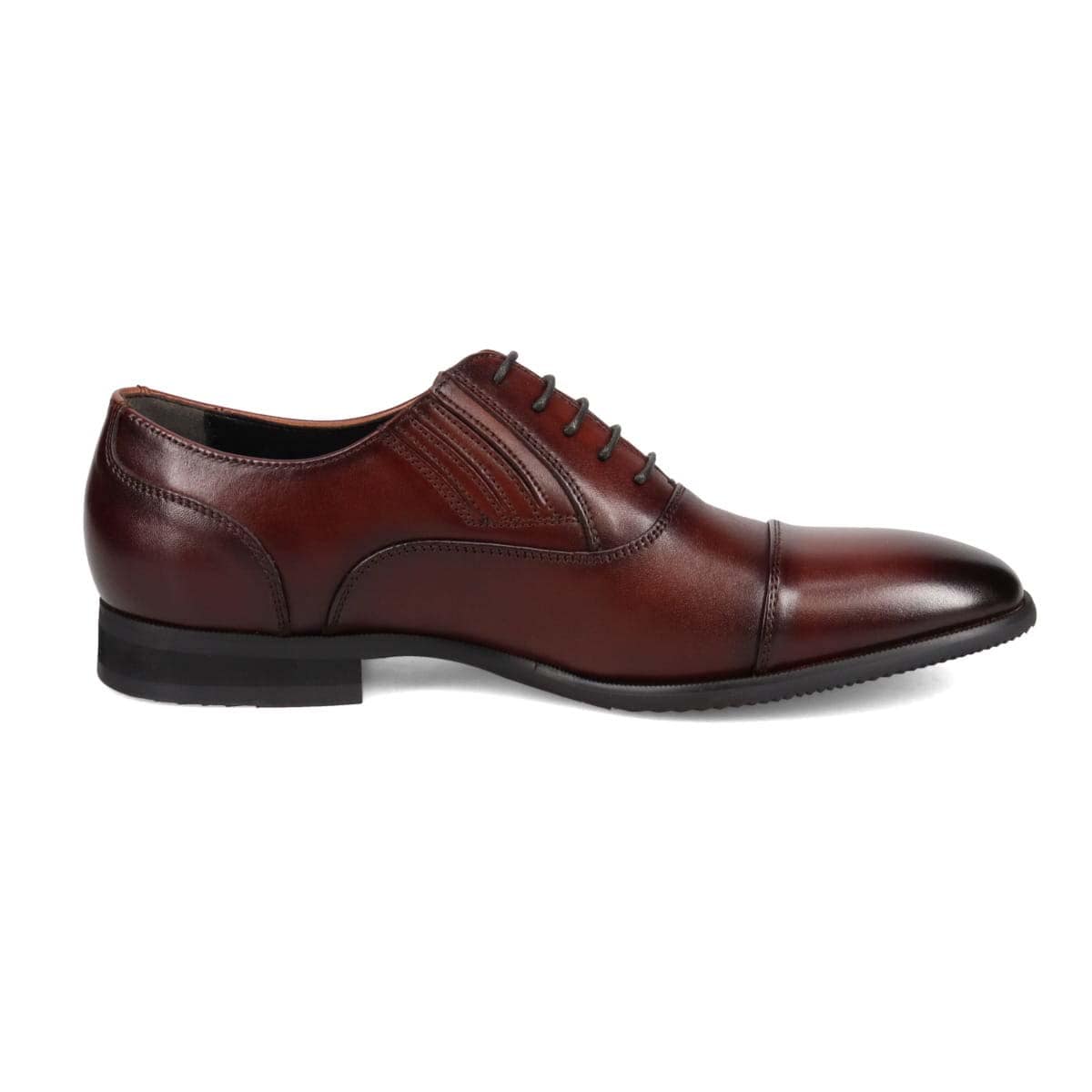 【大きいサイズ】HIROKO KOSHINO HOMME  メンズ エレガント 内羽根ストレートチップドレスシューズ　HR5005 BROWN 28.0