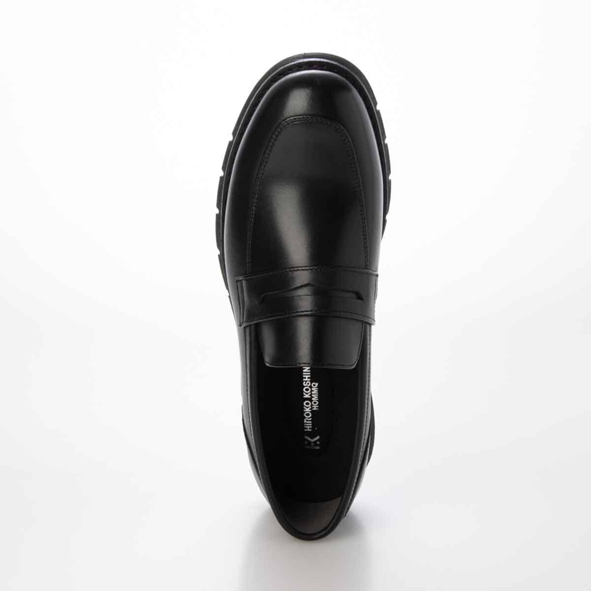 HIROKO KOSHINO HOMME  メンズ スリッポンドレスシューズ　HR5014 BLACK 25.0