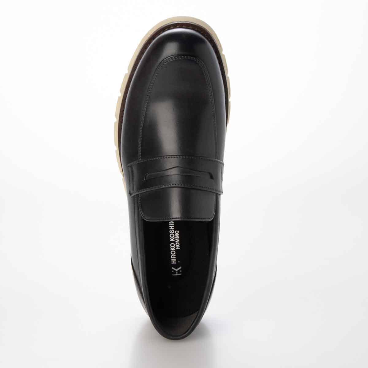 HIROKO KOSHINO HOMME  メンズ スリッポンドレスシューズ　HR5014 GRAY 25.0