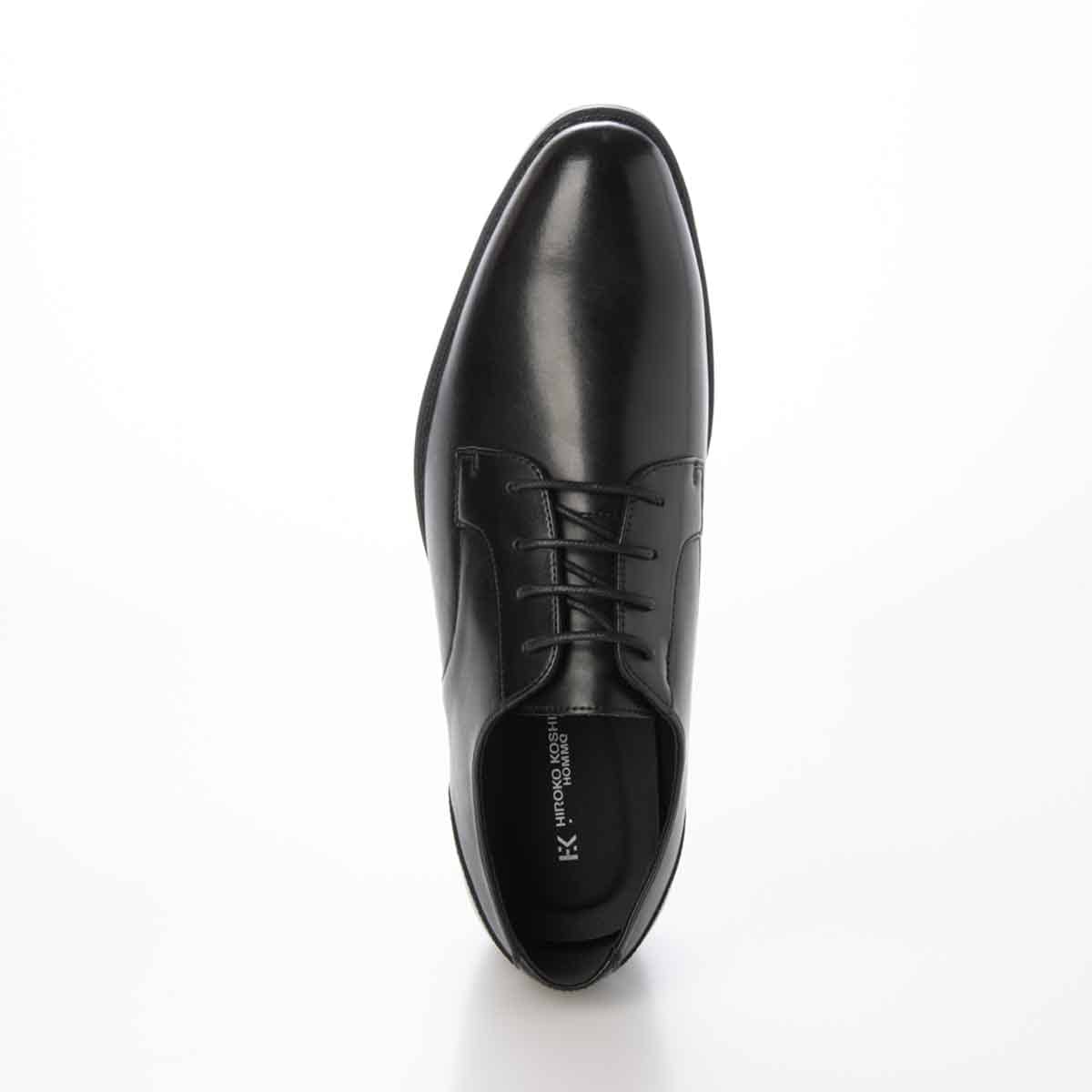 HIROKO KOSHINO HOMME  メンズ COVEROSS Bee 外羽根プレーントゥドレスシューズ　HR7013 BLACK 25.0