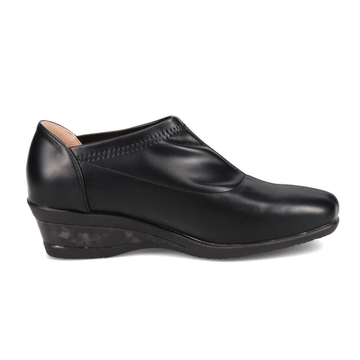 【防水加工】HIROKO KOSHINO FEMME　ストレッチパンプス　HRL1005 BLACK 23.0