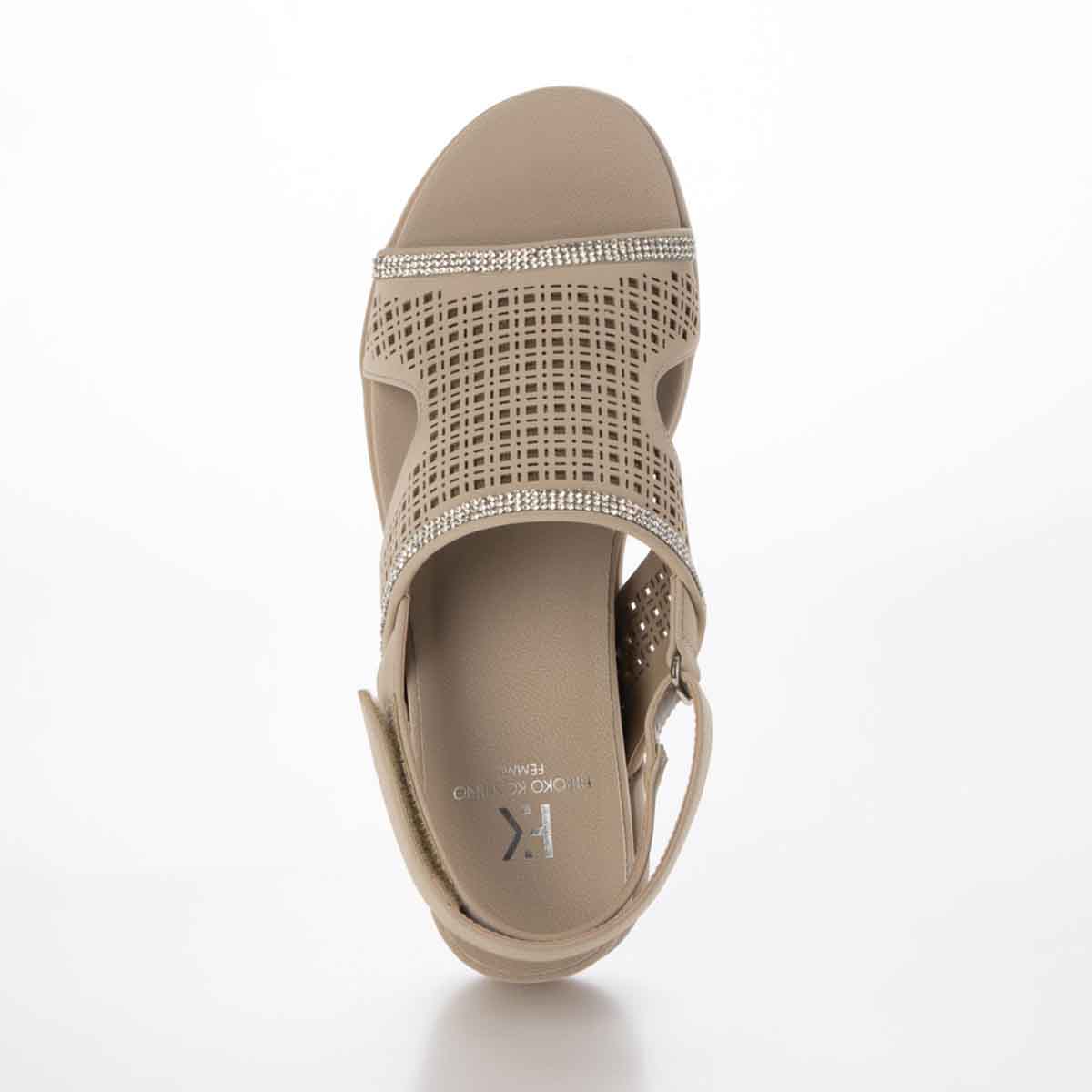 HIROKO KOSHINO FEMME ウェッジサンダル　HRL5010 BEIGE M　(23.0～23.5)