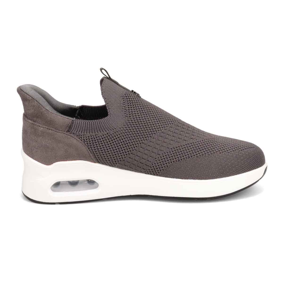 HIROKO KOSHINO FEMMEシンプルニットのスリッポンスニーカー HRL9000 D-GRAY 23.0