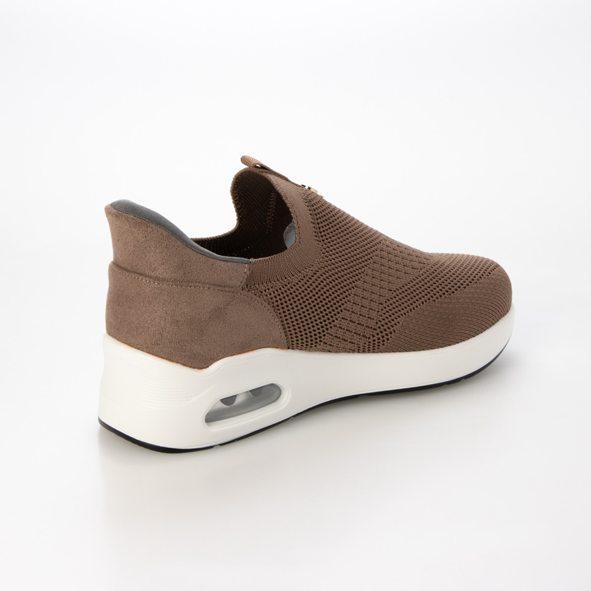 HIROKO KOSHINO FEMME シンプルニットのクイックフィットスリッポンスニーカー HRL9000 OAK 23.0