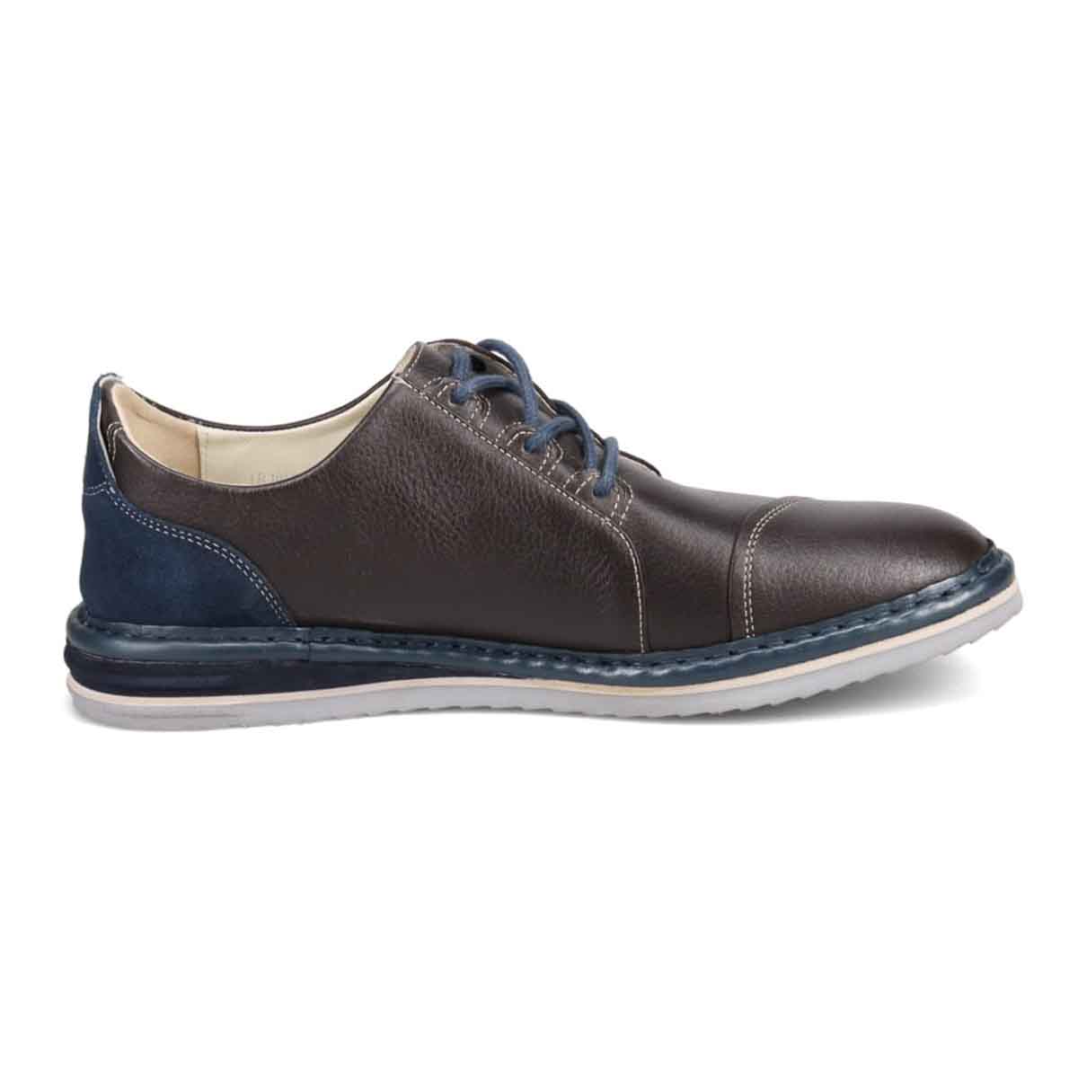 ランバンオンブルー LANVIN en Bleu 「Recovery Shiatsu Insole」搭載で指圧効果により血行を115％促進。LANVIN en Bleu　レースアップ カジュアルシューズ  LB1014XR D-GRAY 25.0