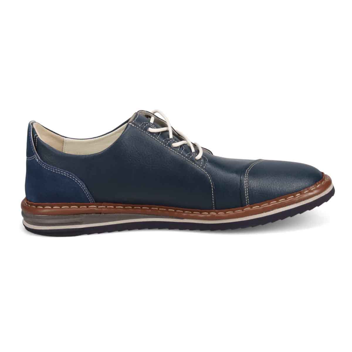ランバンオンブルー LANVIN en Bleu 「Recovery Shiatsu Insole」搭載で指圧効果により血行を115％促進。LANVIN en Bleu　レースアップ カジュアルシューズ  LB1014XR NAVY 25.0