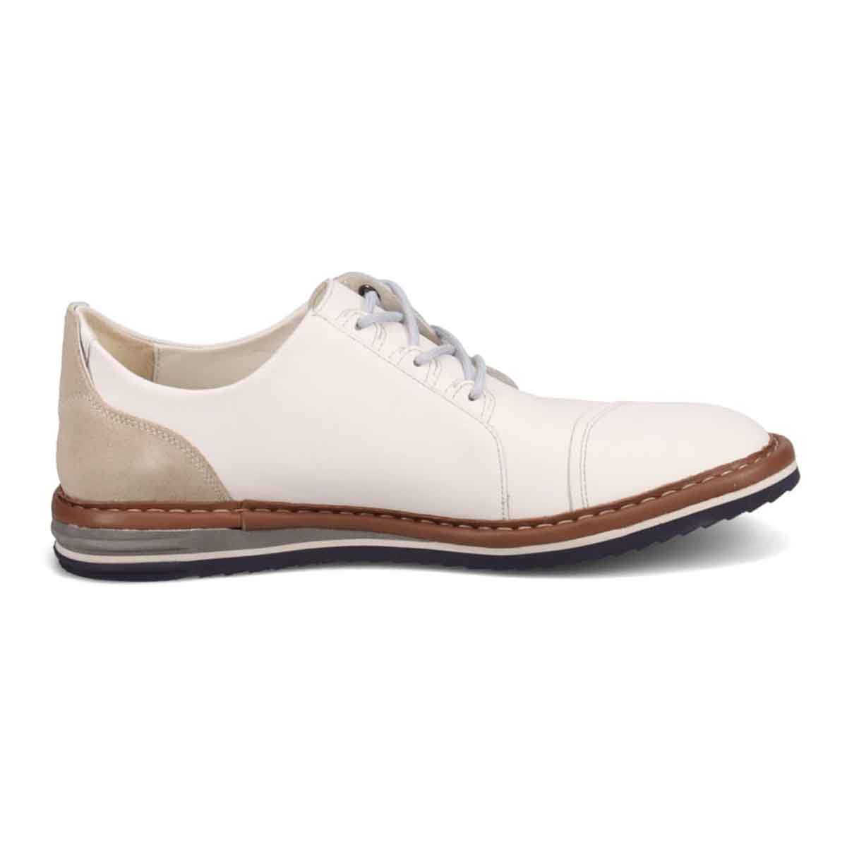 ランバンオンブルー LANVIN en Bleu 「Recovery Shiatsu Insole」搭載で指圧効果により血行を115％促進。LANVIN en Bleu　レースアップ カジュアルシューズ  LB1014XR WHITE 25.0