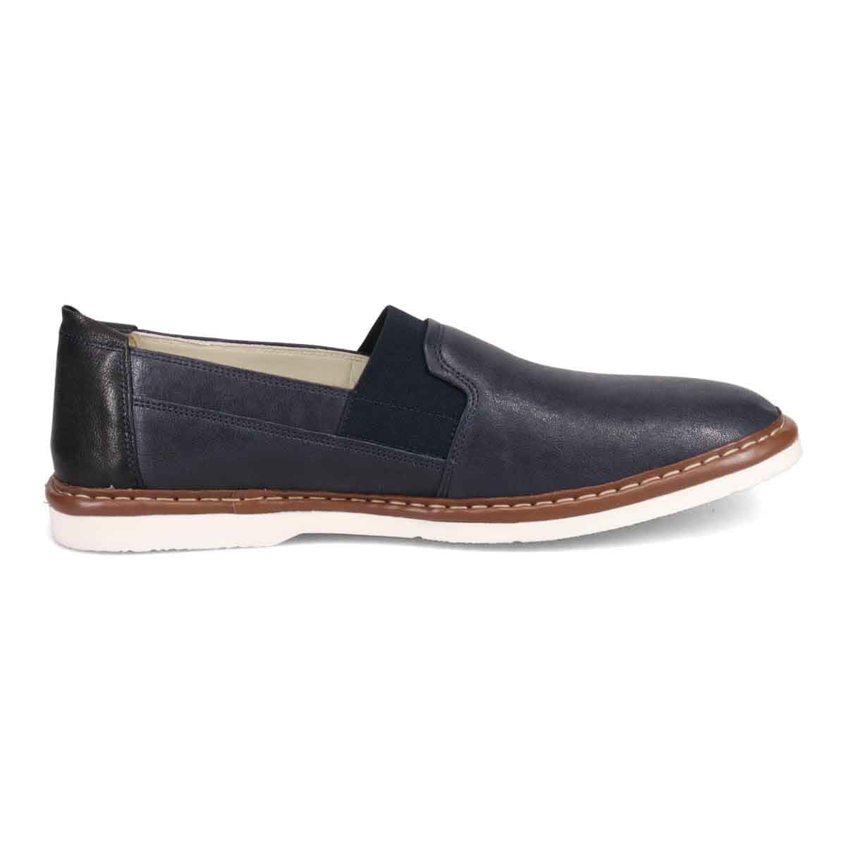 ランバンオンブルー LANVIN en Bleu 「Recovery Shiatsu Insole」搭載で指圧効果により血行をよくする。LANVIN en Bleu　ローファースリップオンシューズ  LB1015XR NAVY 25.0