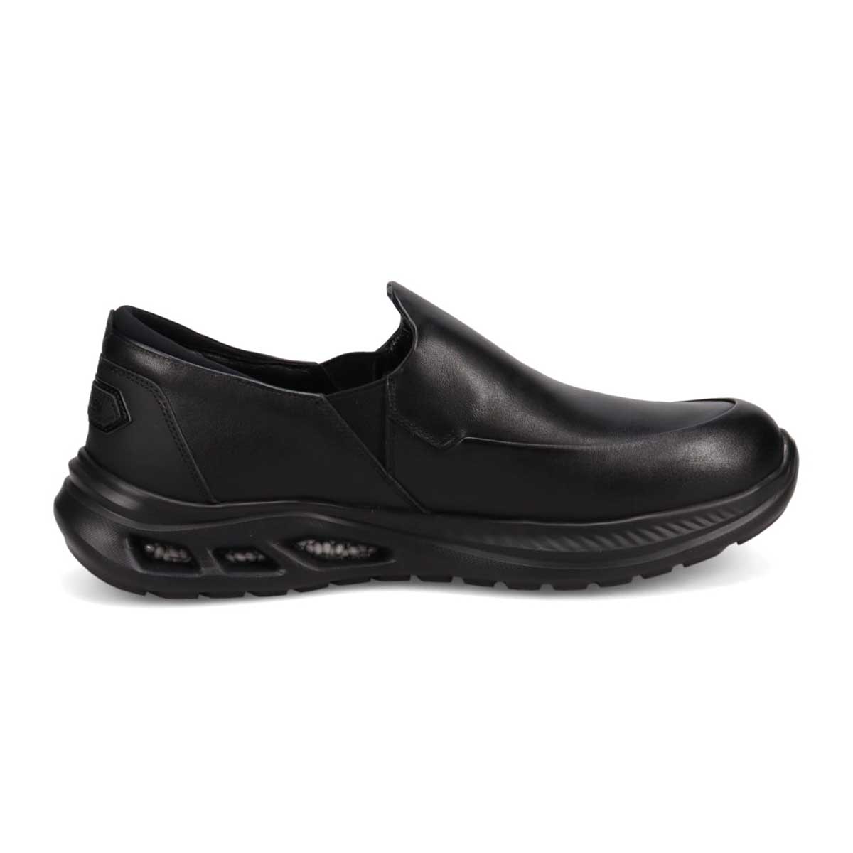 ランバンオンブルー LANVIN en Bleu 「リカバリーインソール」搭載で指圧効果により血行を115％促進。スリッポンカジュアルシューズ　LB1020XR BLACK 25