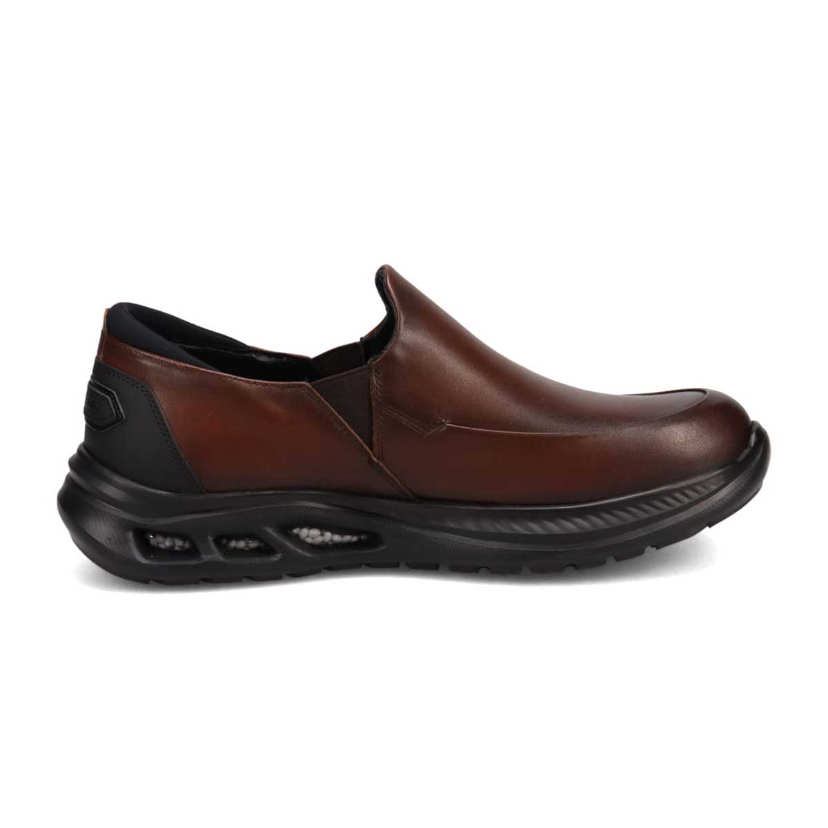 ランバンオンブルー LANVIN en Bleu 「リカバリーインソール」搭載で指圧効果により血行を115％促進。スリッポンカジュアルシューズ　LB1020XR BROWN 25