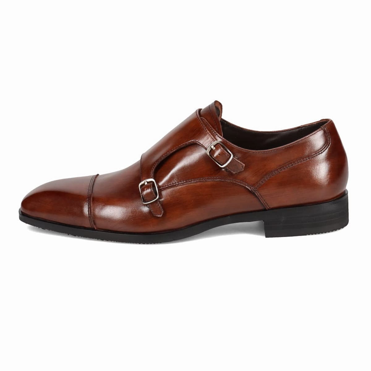マドラス madras metaインソール  モンクストラップ ドレスシューズ M2713MT D-BROWN 25.0