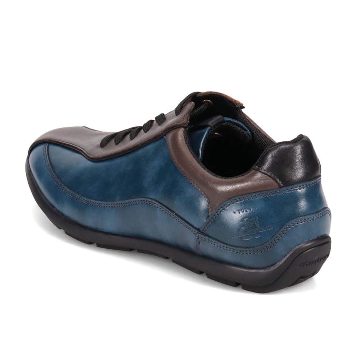 マドラス madras metaインソール搭載シューズ  レザースニーカー　M502MT GRAY/NAVY 25.0