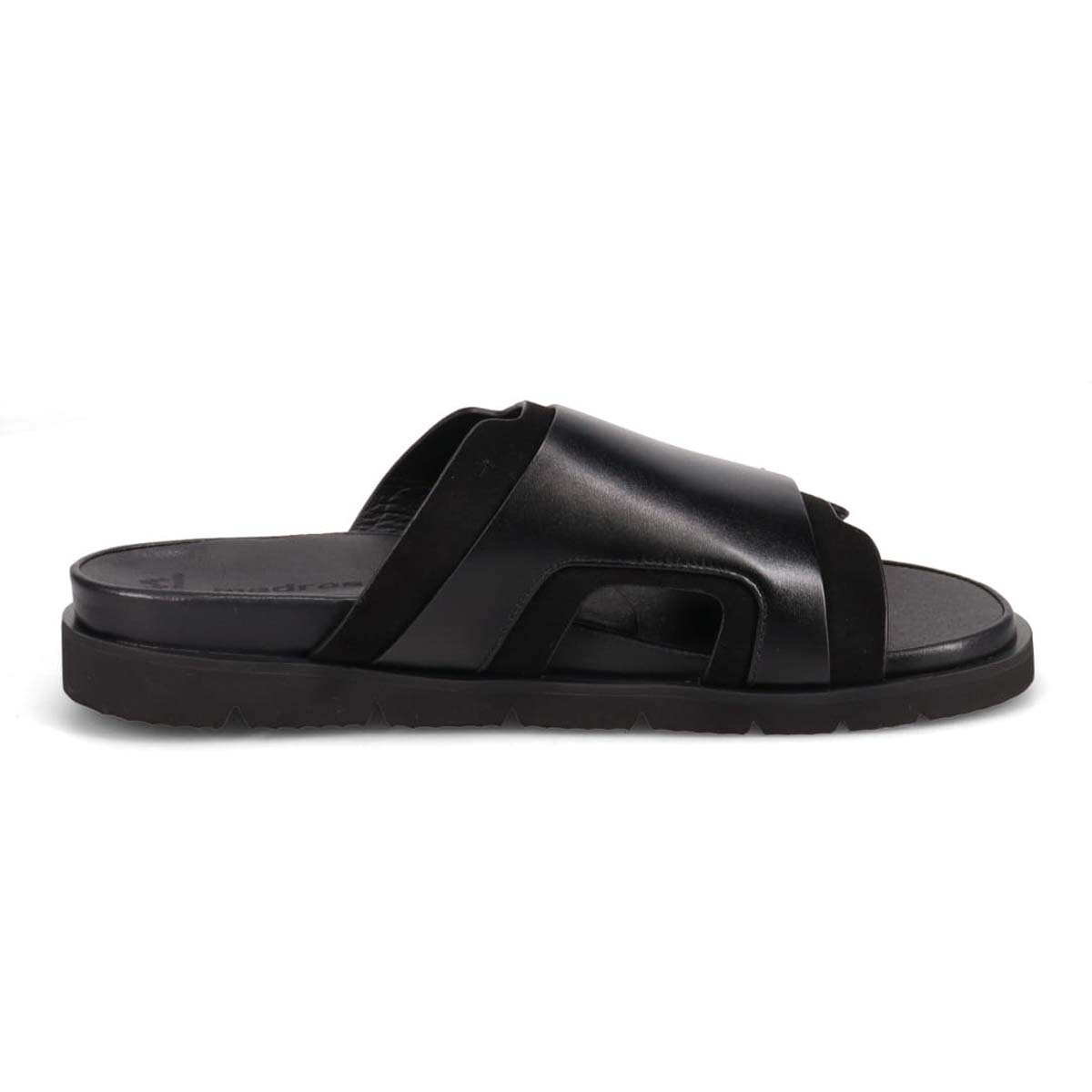 マドラス madras メタインソール搭載シューズ  レザーサンダル  M532MT BLACK-SILKY M（25.0～25.5ｃｍ）