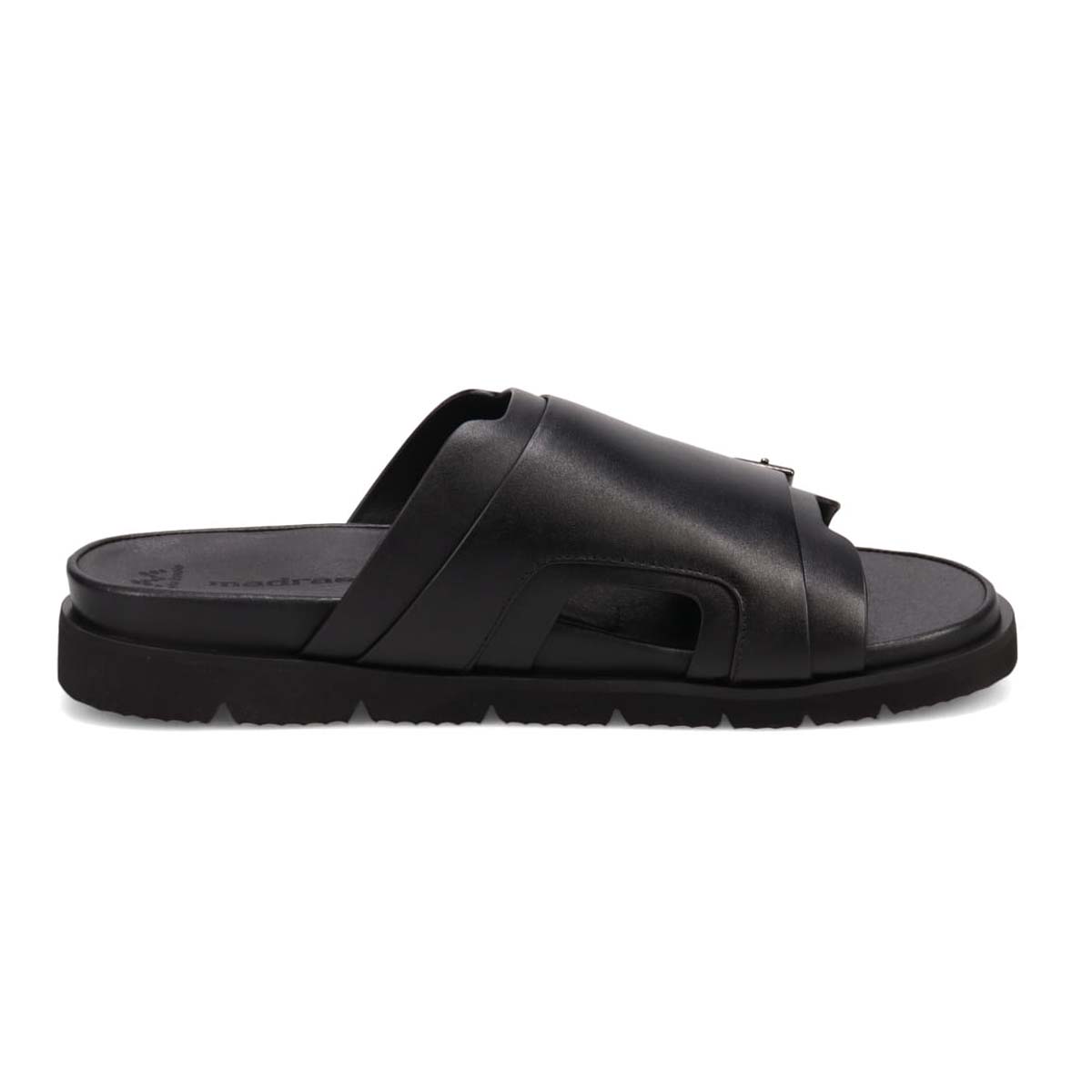マドラス madras メタインソール搭載シューズ  レザーサンダル  M532MT BLACK M（25.0～25.5ｃｍ）