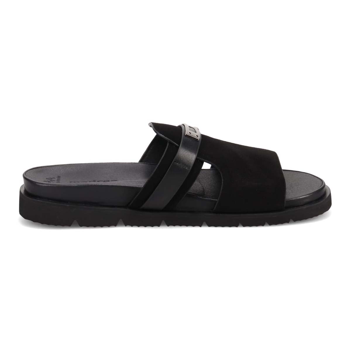 マドラス madras メタインソール搭載シューズ  レザーサンダル  M533MT BLACK-SILKY M（25.0～25.5ｃｍ）