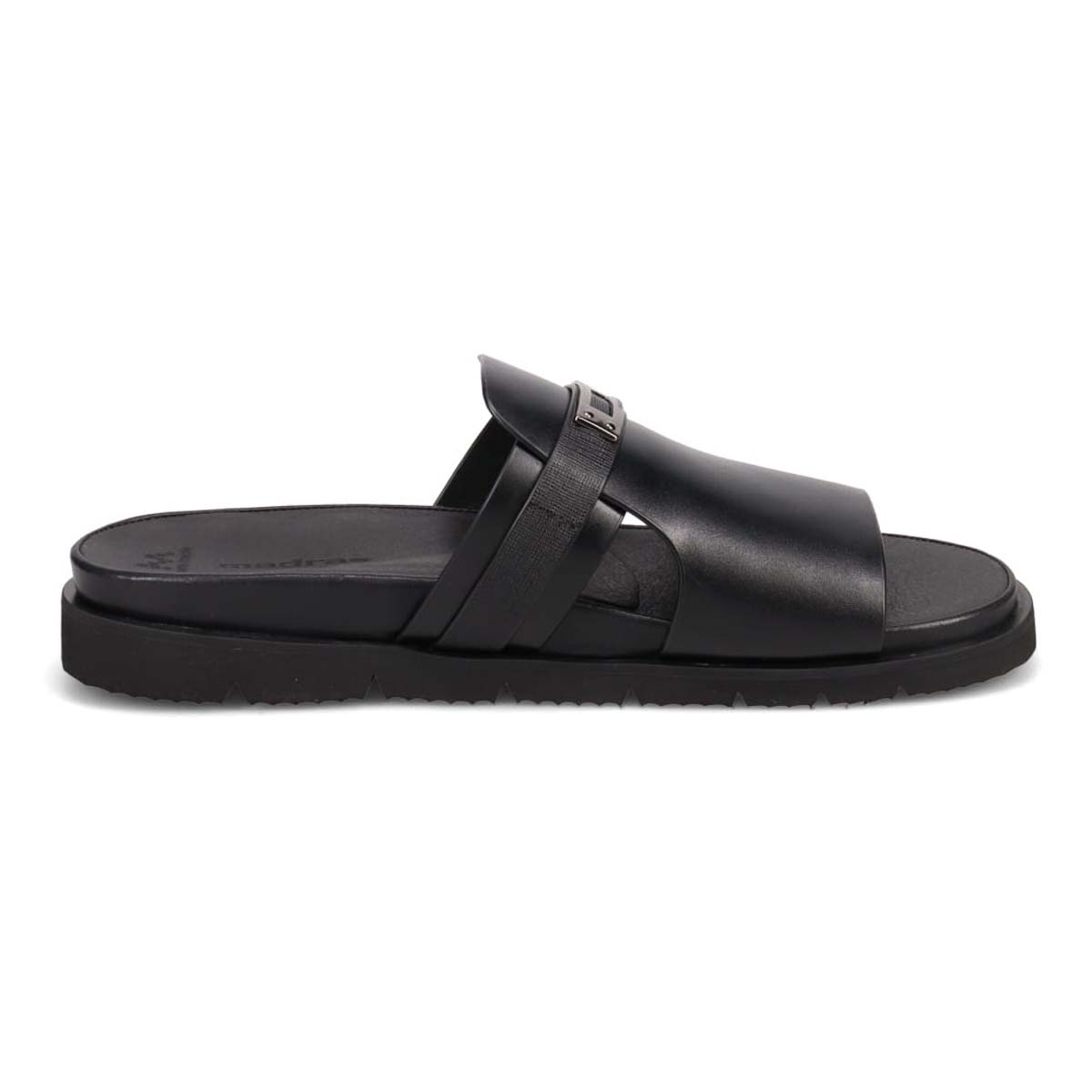 マドラス madras メタインソール搭載シューズ  レザーサンダル  M533MT BLACK M（25.0～25.5ｃｍ）
