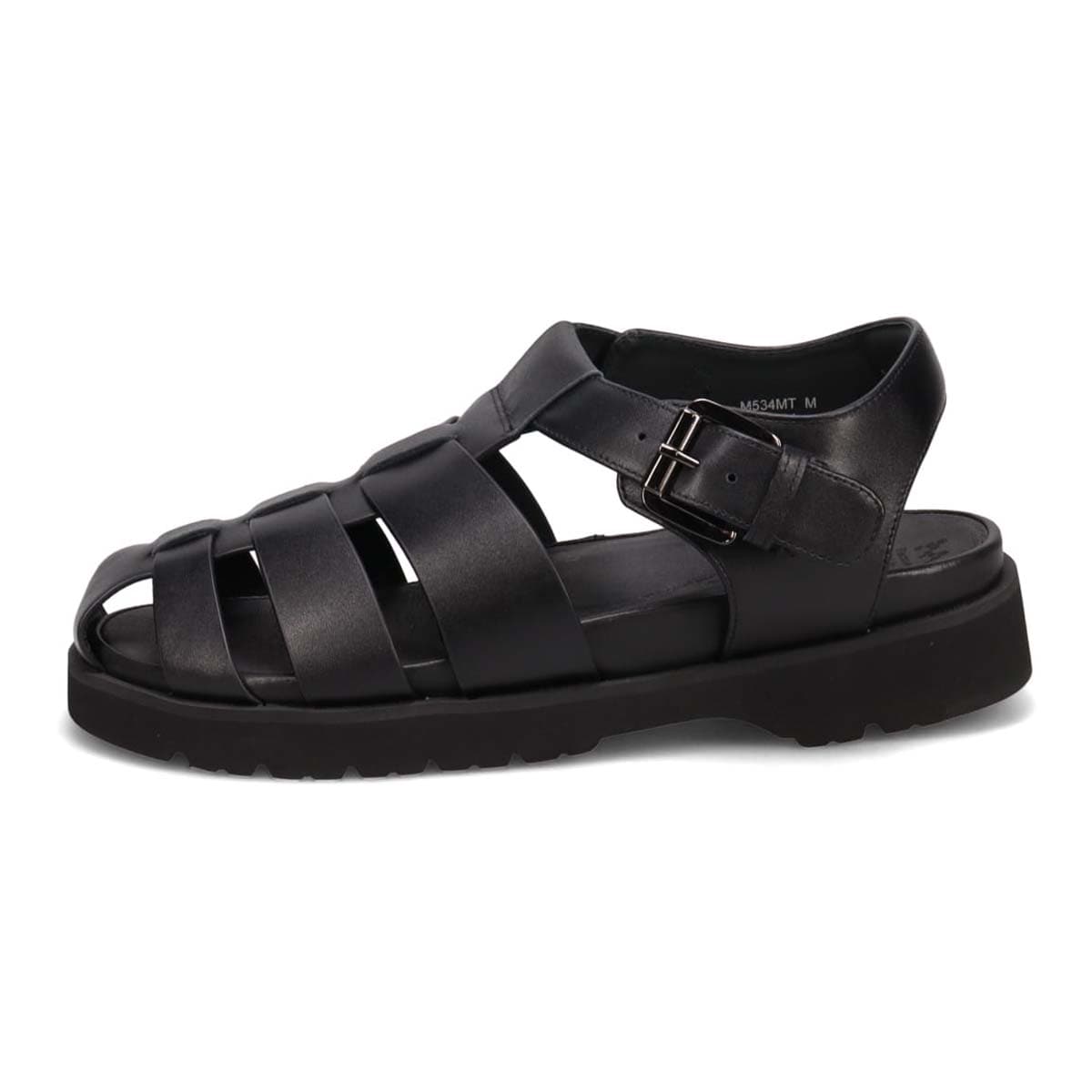 マドラス madras 特許 リカバリーメタインソール搭載シューズ メンズ グルカサンダル　M534MT BLACK M(25.5~26.0cm)