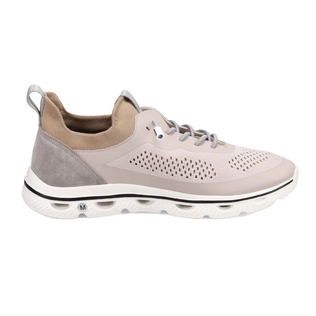マドラス madras metaインソール搭載シューズ  カジュアル ニットスニーカー　M593MT GRAY/KHAKI M(25.0cm～25.5cm)