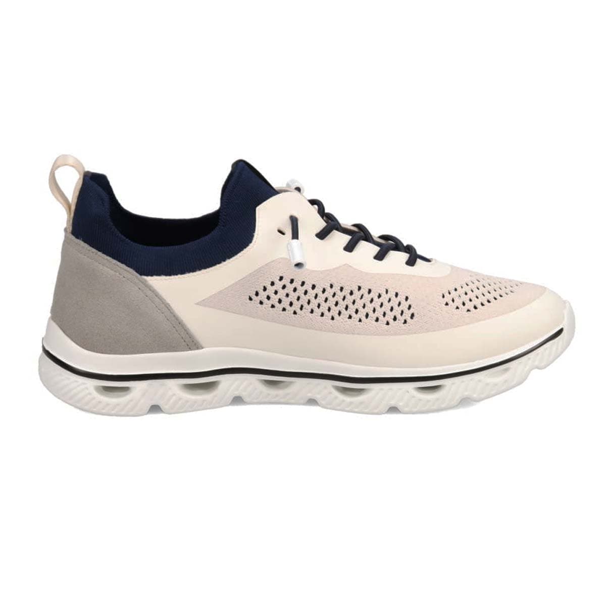 マドラス madras metaインソール搭載シューズ  カジュアル ニットスニーカー　M593MT WHITE/NAVY M(25.0cm～25.5cm)