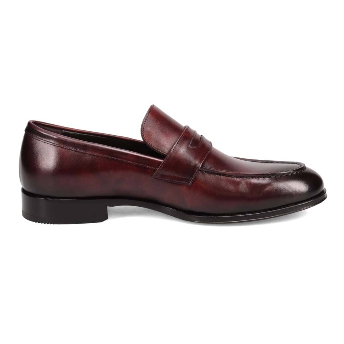 マドラス madras metaインソール搭載シューズ  コインローファー　M622MT BURGUNDY 25.0