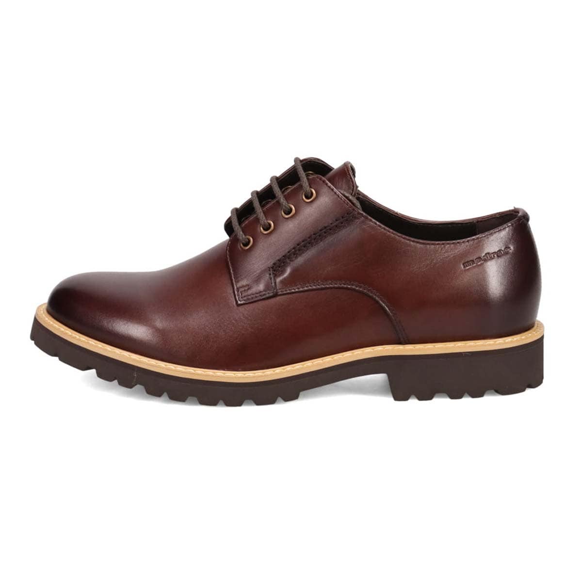 【ウィメンズサイズ】マドラス madras metaインソール搭載シューズ  レースアップカジュアルシューズ　MS650MT D-BROWN 23.0
