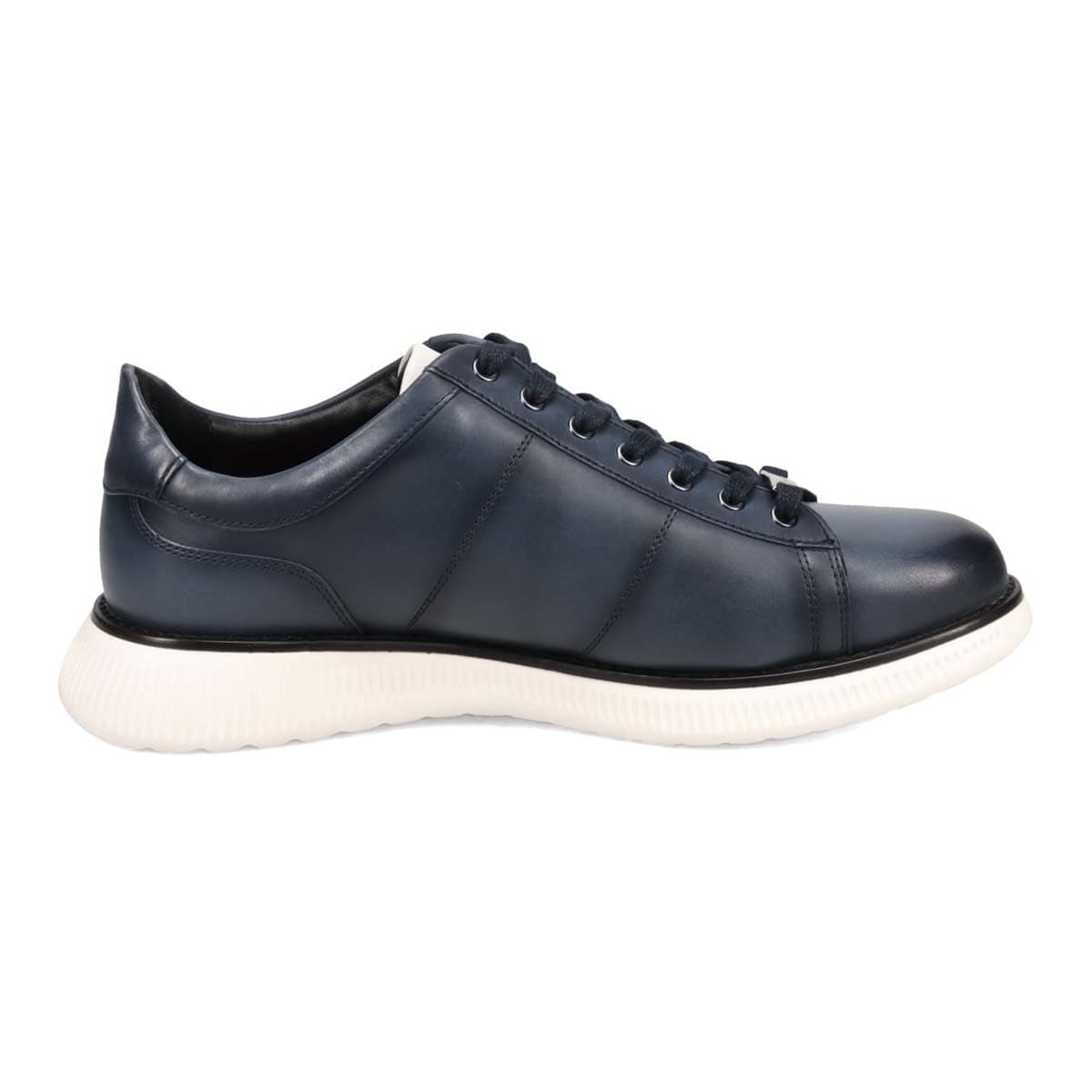 マドラス madras metaインソール搭載シューズ  カジュアルレザースニーカー　M8881MT NAVY 25.0