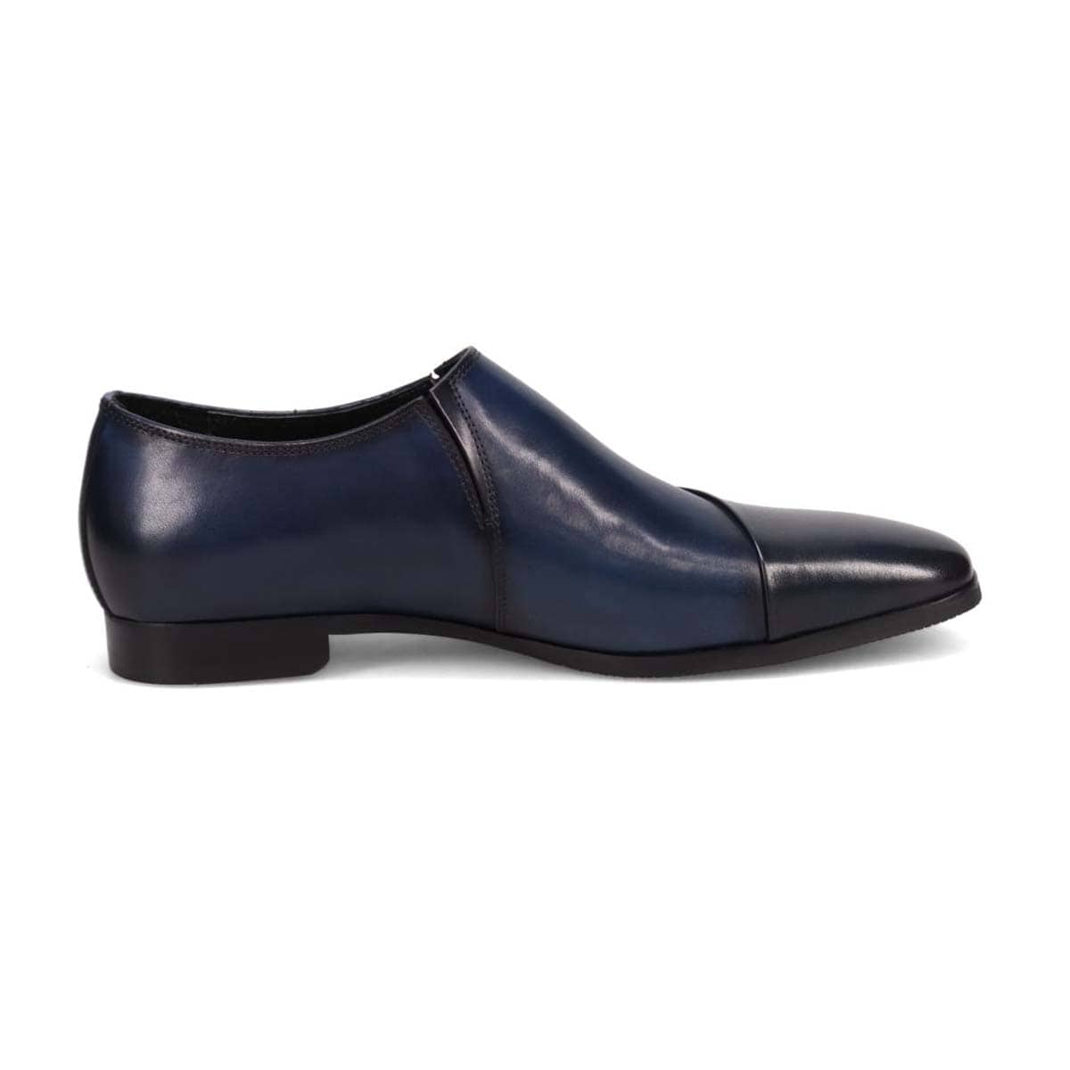 マドラス madras メタインソール搭載シューズ  イタリアンカーフ スリッポンドレスシューズ　M925MT BLUE/NAVY 25.0