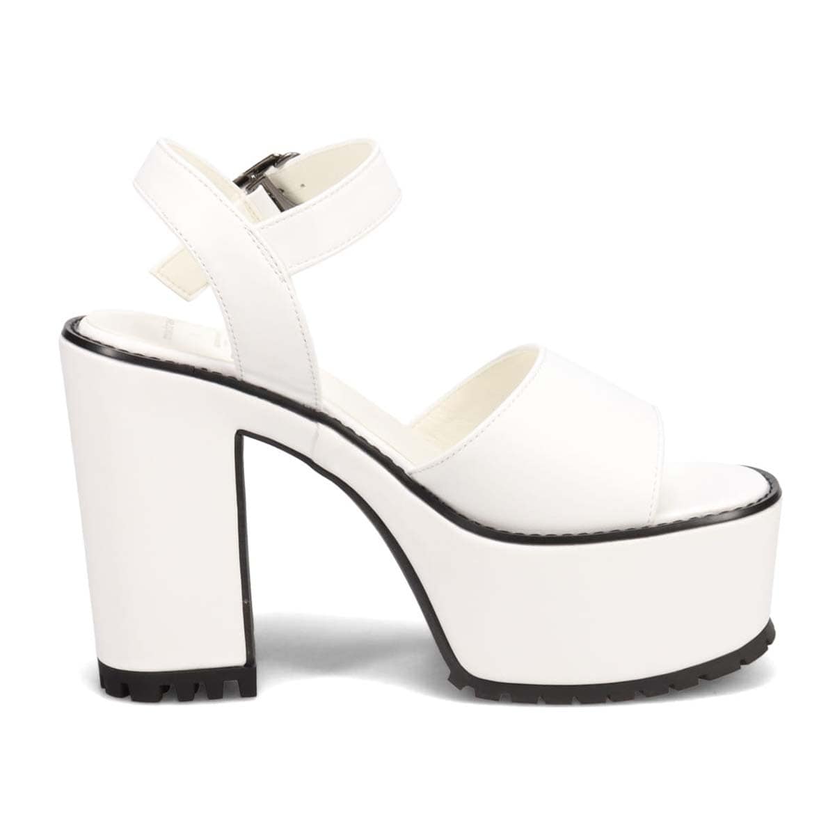 圧倒的な美脚見え！マドラス madras TGC in あいち・なごや 2026 出演モデル着用シューズ　厚底サンダル　MAL7581TGC WHITE M（23.0cm～23.5cm）