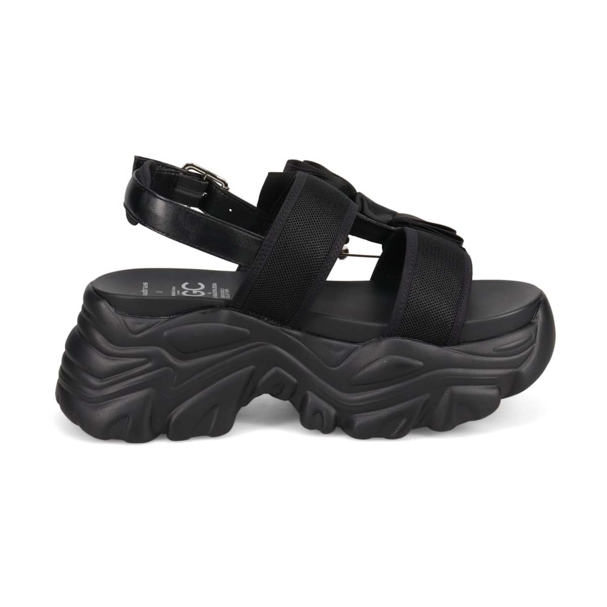 最旬トレンドで目立っちゃおう！マドラス madras TGC in あいち・なごや 2026 出演モデル着用シューズ　カジュアル厚底サンダル　MAL7584TGC BLACK 37（23.0cm～23.5cm）