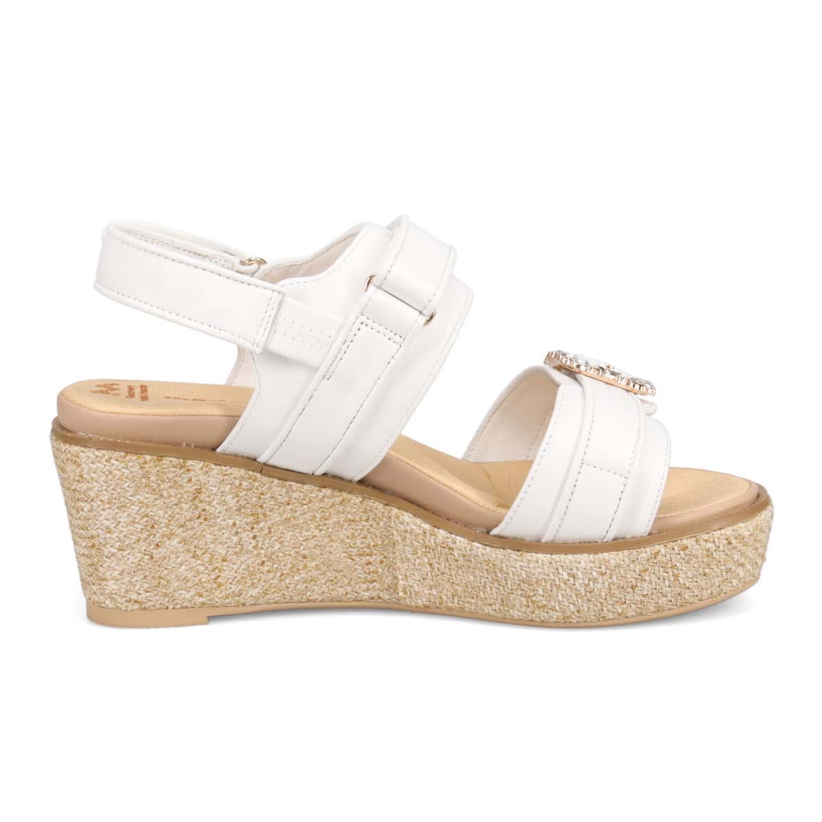 マドラス madras リカバリーmetaインソール搭載　スタイルアップ厚底サンダル　MAL9160MT WHITE M(23.5cm相当)