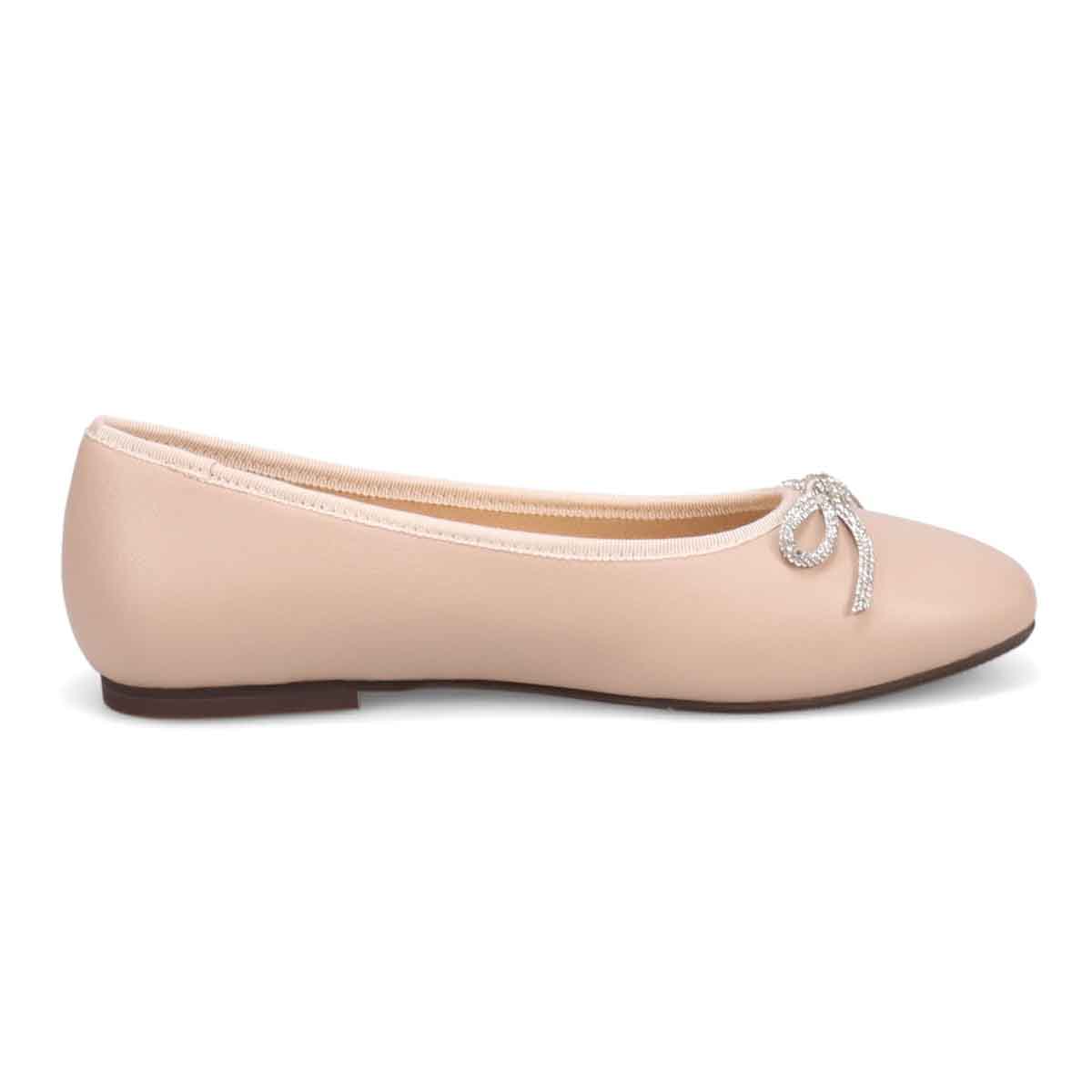 マドラス madras 特許 Recovery meta insole搭載 キラキラリボン バレエシューズ MAL9168MT BEIGE 23.0