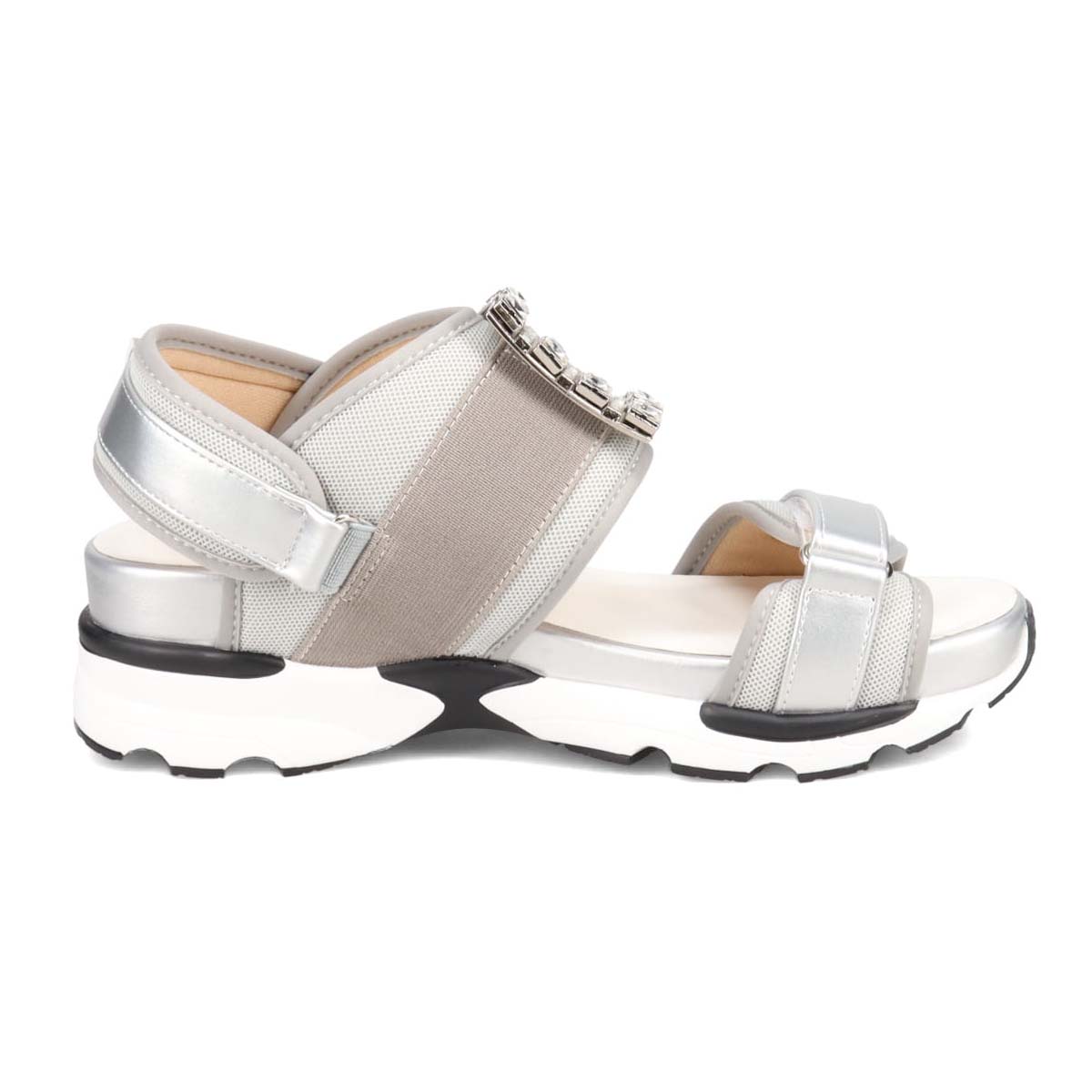 ミッシーデミッシー missy des missy スポーツサンダル  MMD2500 SILVER/C M　(23.0～23.5)